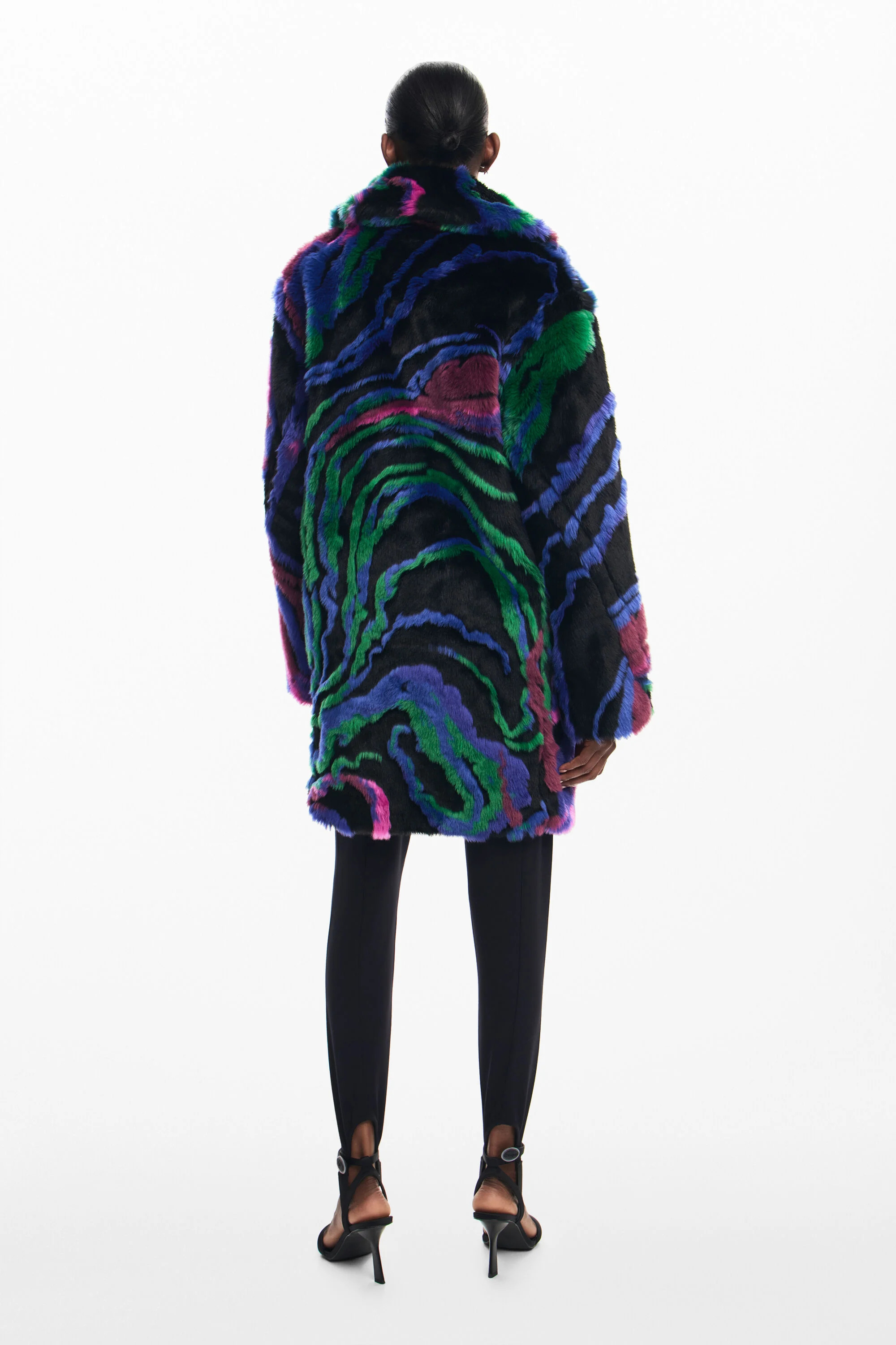 Desigual LUBLIN faux fur coat by Christian Lacroix FW2024