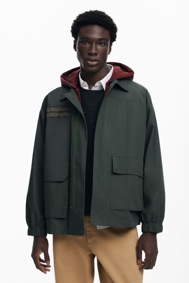 Desigual GEORGIA waterproof windbreaker with hood AW2024