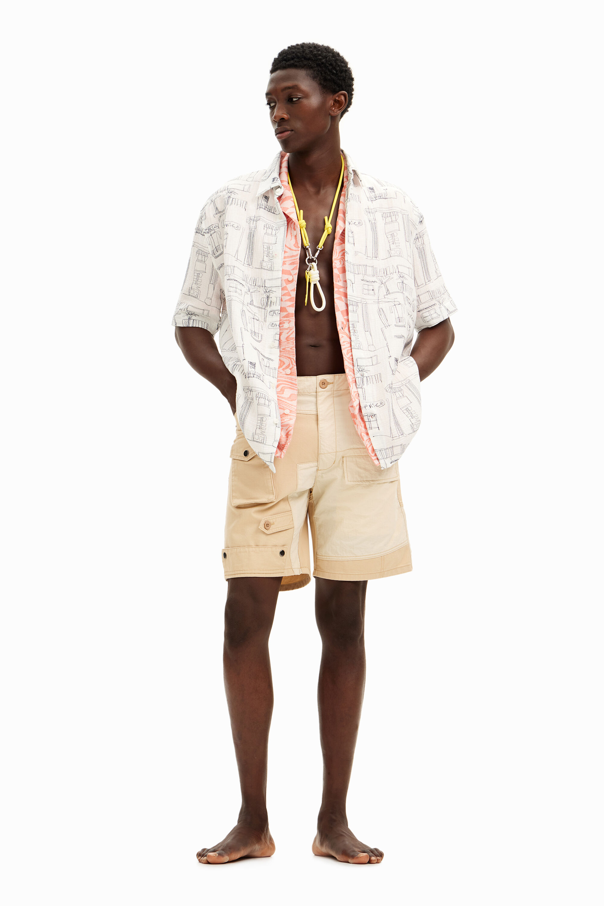 Desigual MISSISSIPPI cotton long-sleeve shirt FW2024