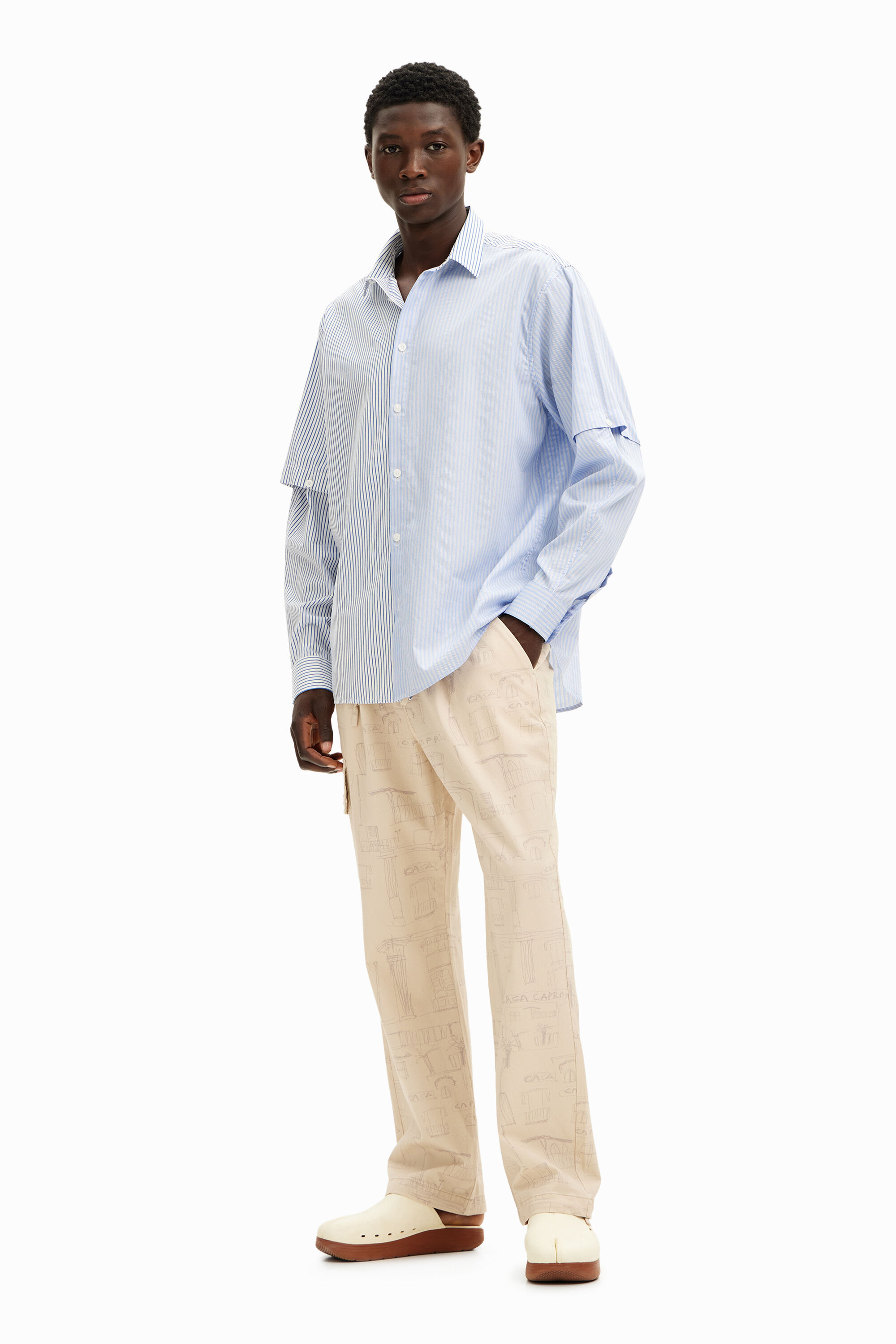 Desigual MONTANA striped dress shirt FW2024