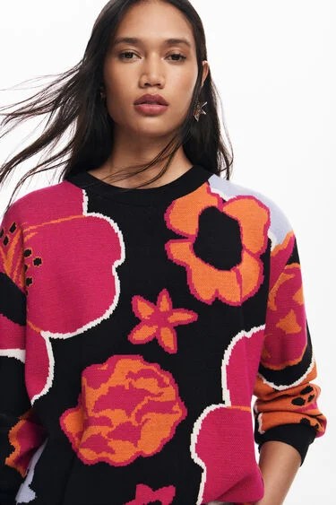 Desigual NIAGARA floral sweater