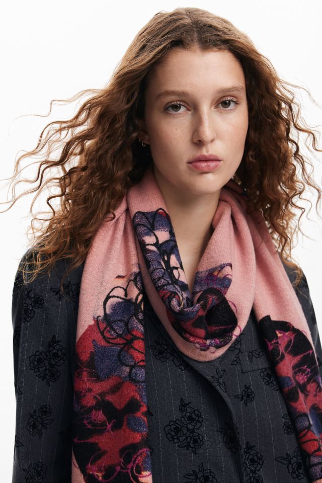 Desigual SCRIBBLE long scarf by Christian Lacroix AW2024
