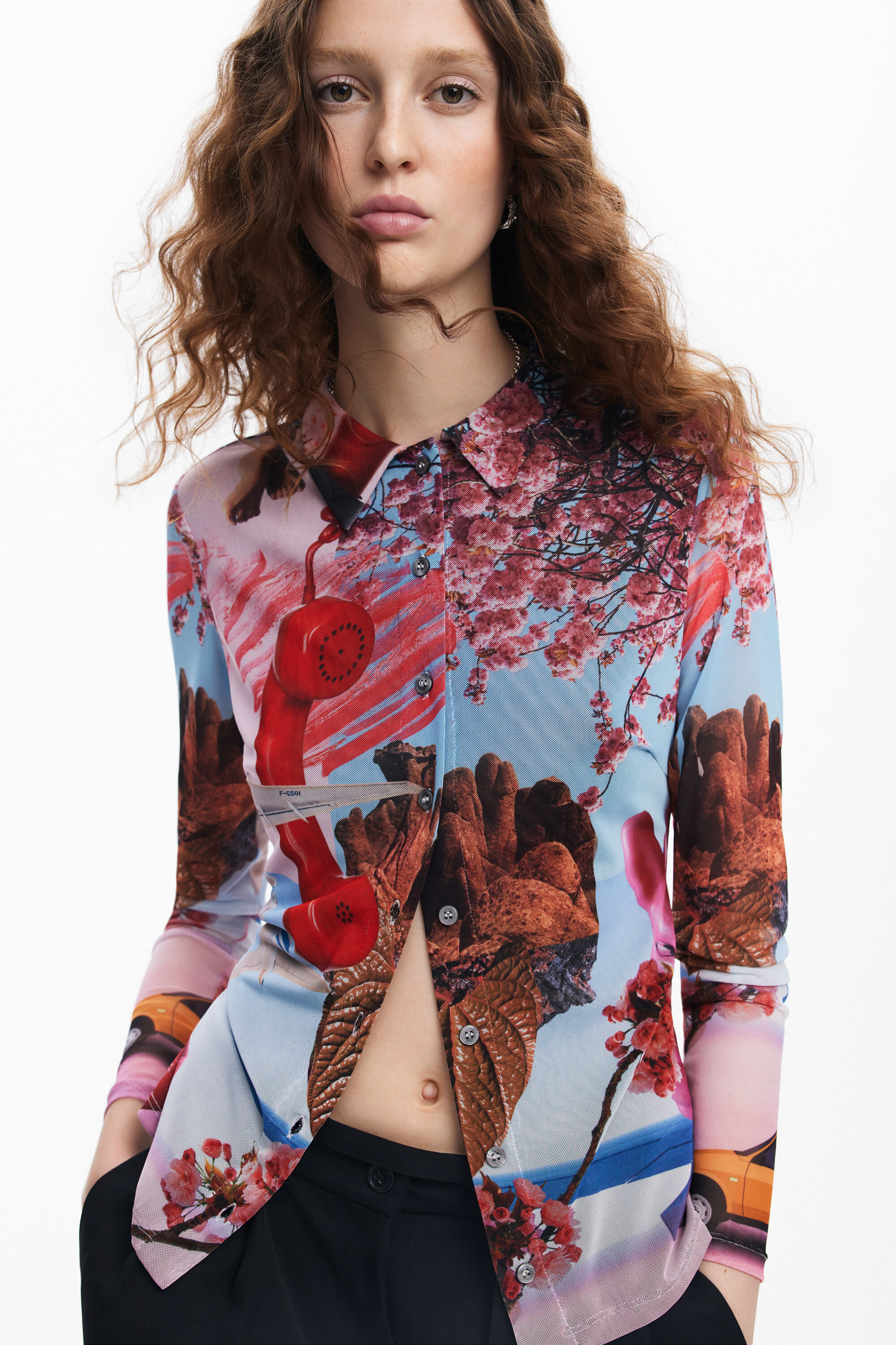Desigual SURREAL BLOSSOM shirt by Christian Lacroix FW24