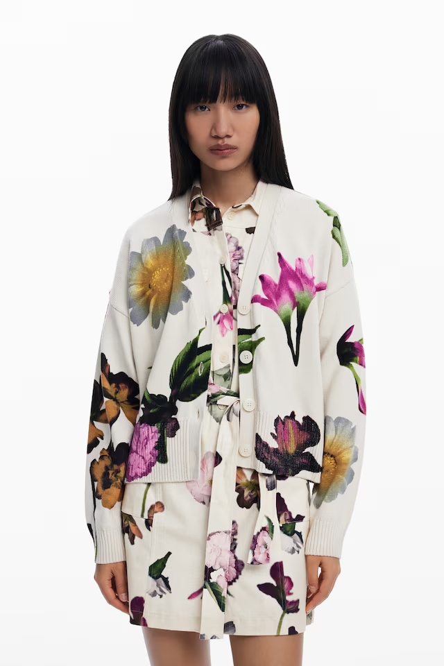 Desigual VANIA cotton jacket. $189.95. SS2025.