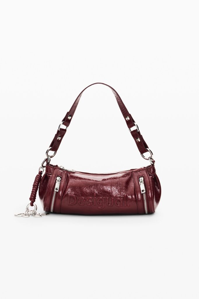 Desigual medium faux-leather red bag Fall 2026