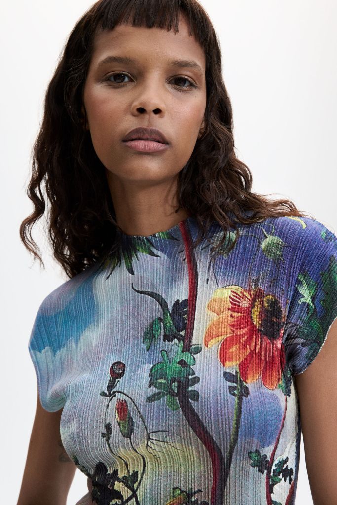 Desigual CLOUDS sleeveless T-shirt by Christian Lacroix Fall 2026