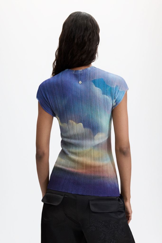 Desigual CLOUDS sleeveless T-shirt by Christian Lacroix Fall 2026