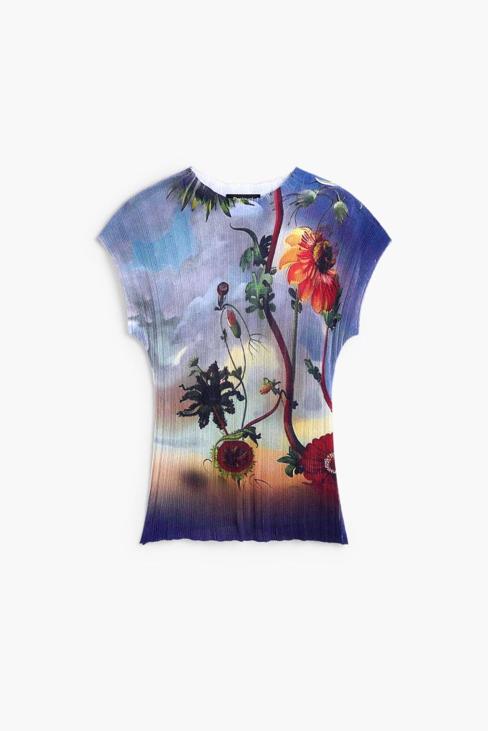 Desigual CLOUDS sleeveless T-shirt by Christian Lacroix Fall 2026