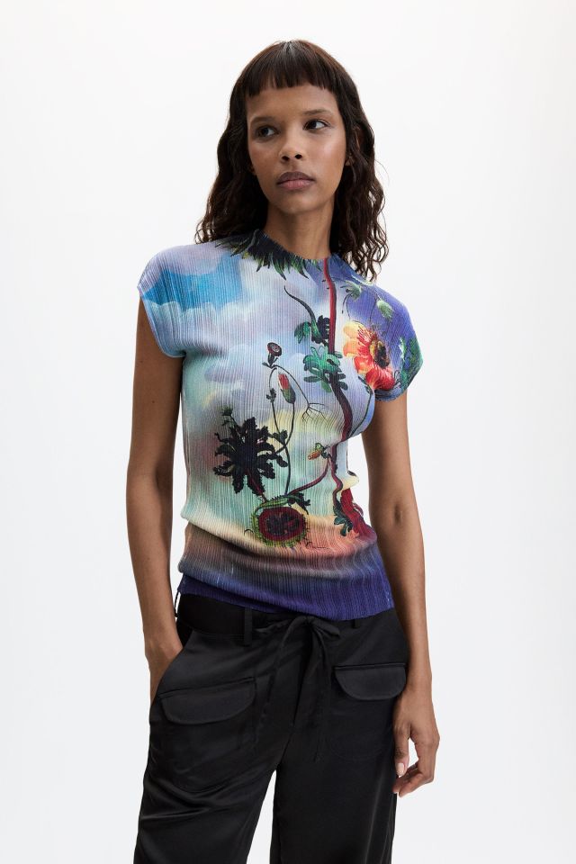 Desigual CLOUDS sleeveless T-shirt by Christian Lacroix Fall 2026