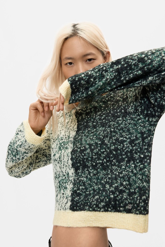 Desigual EARTH chunky knit sweater FW2026