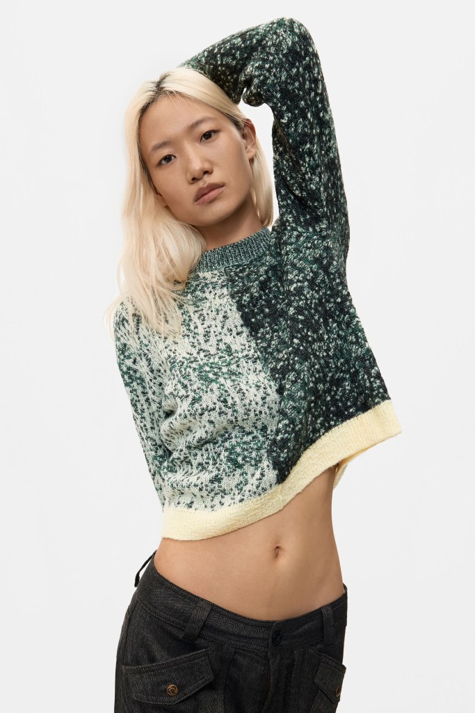 Desigual EARTH chunky knit sweater FW2026