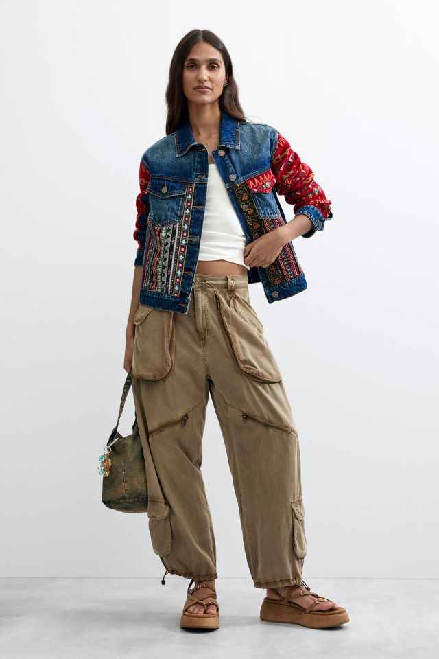Desigual ETHNIC denim jacket FW2026