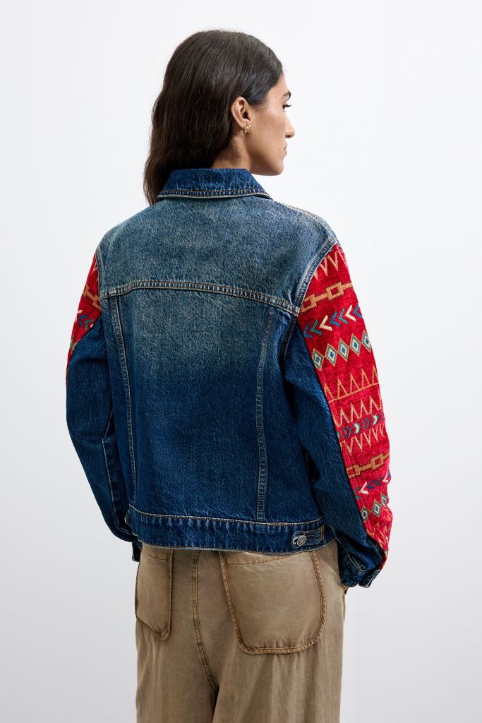Desigual ETHNIC denim jacket FW2026
