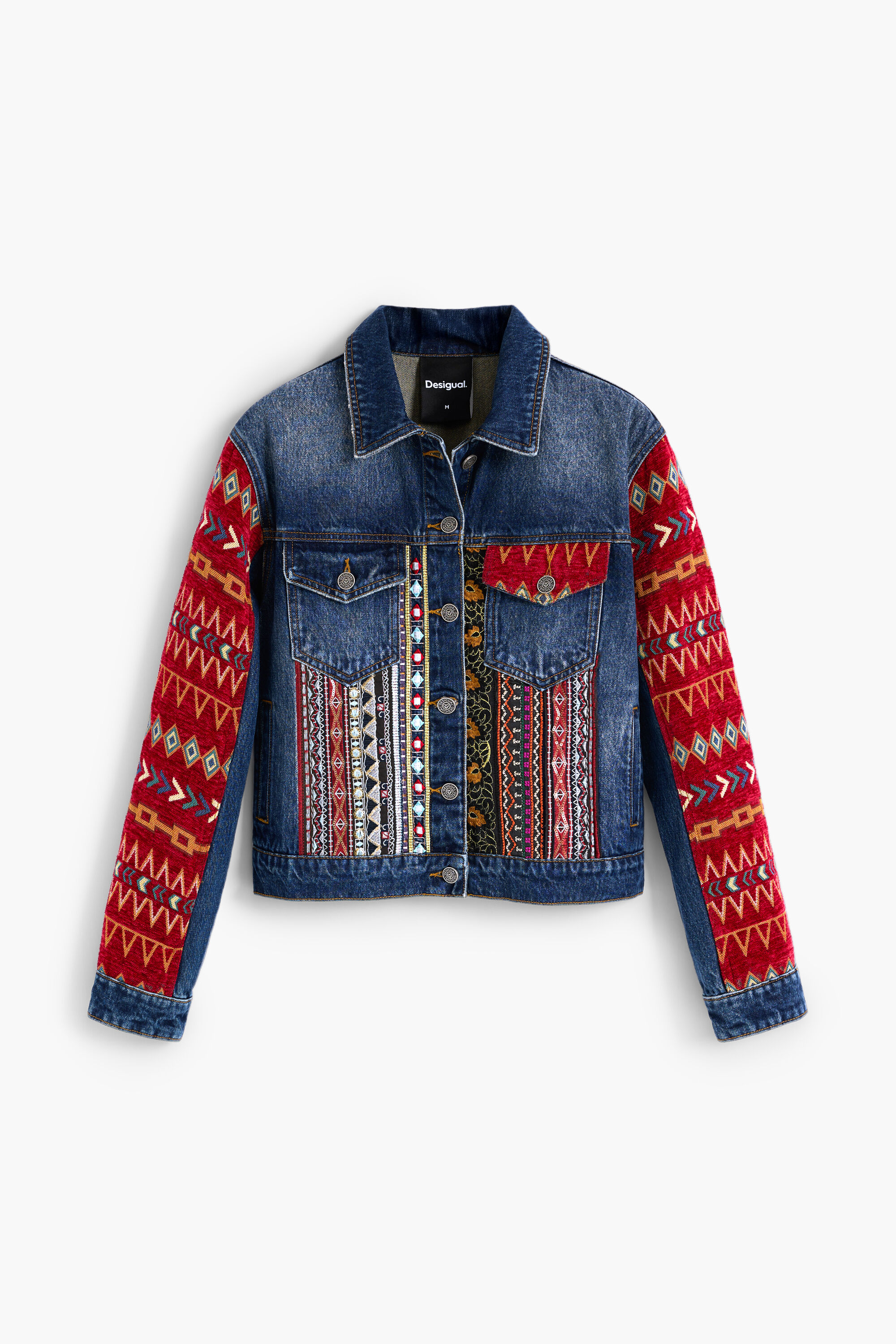 Desigual ETHNIC denim jacket FW2026