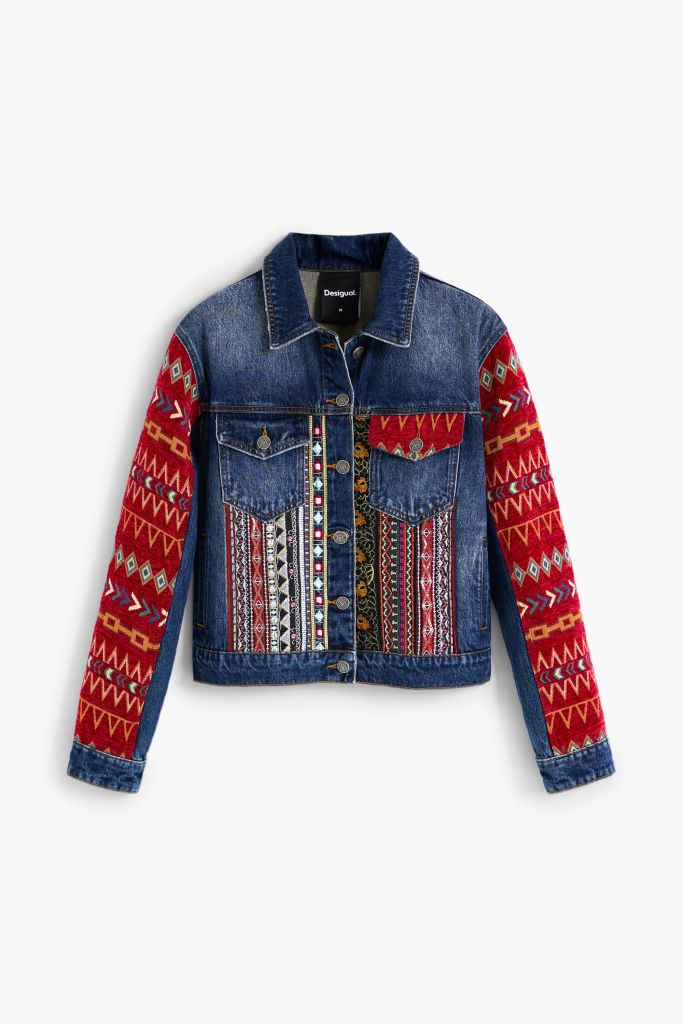 Desigual ETHNIC denim jacket FW2026