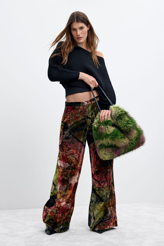 Desigual faux fur camo bag by Christian Lacroix Fall 2026