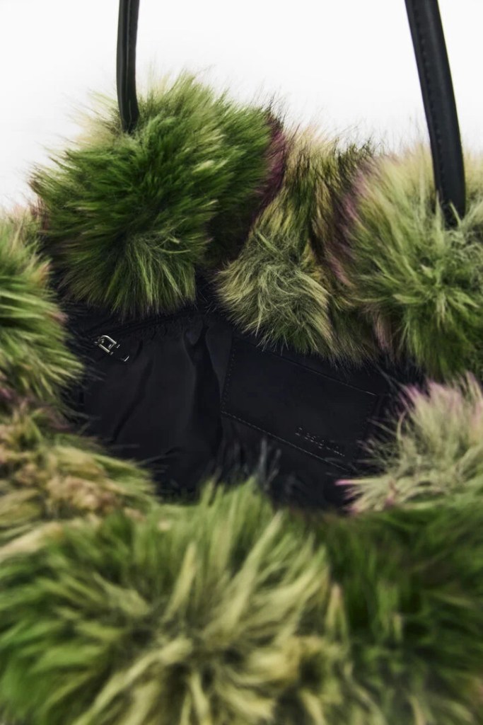 Desigual faux fur camo bag by Christian Lacroix Fall 2026