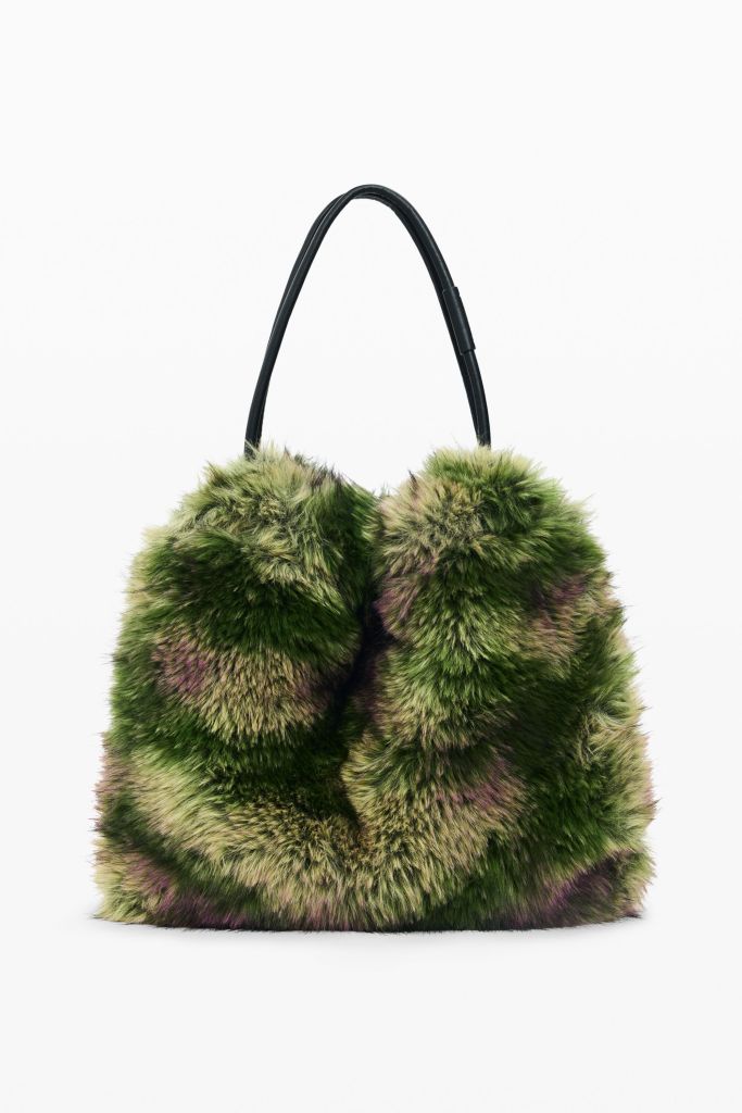 Desigual faux fur camo bag by Christian Lacroix Fall 2026