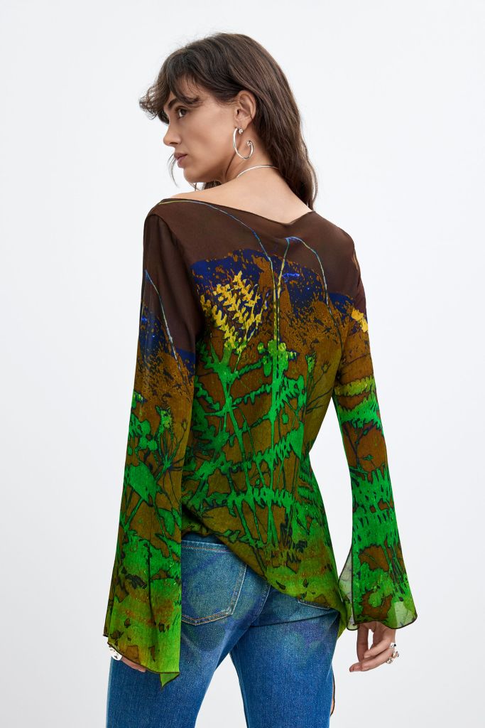 Desigual GREEN FOREST blouse by Christian Lacroix Fall 2026