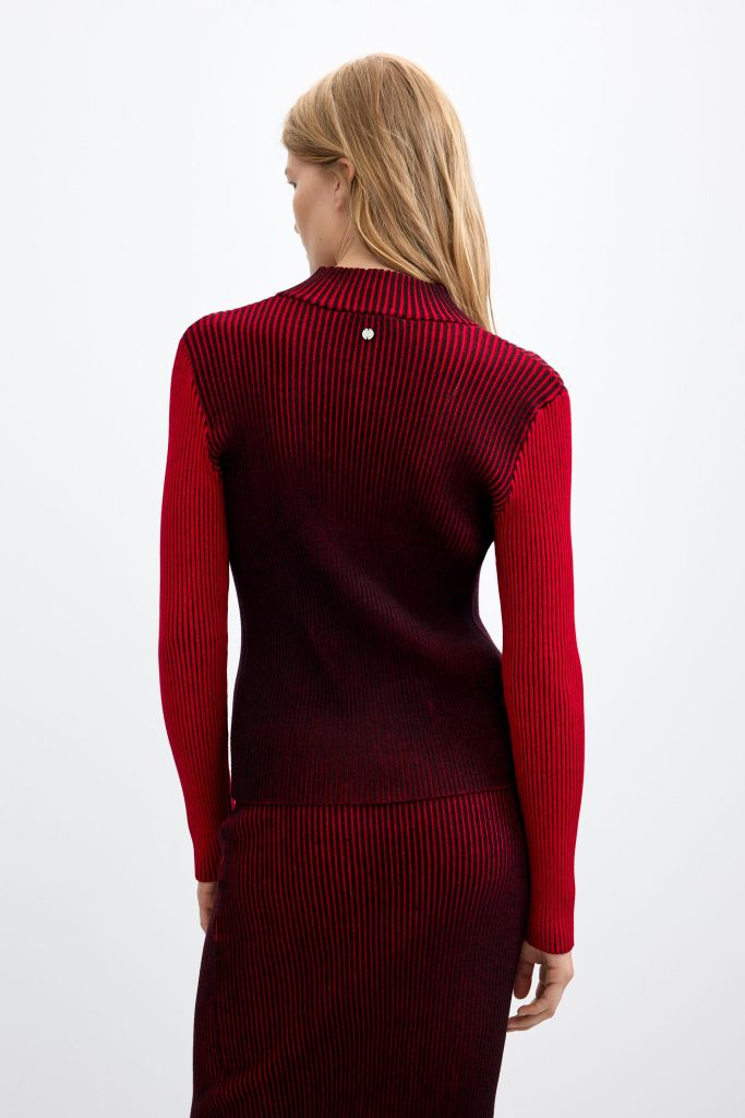 Desigual iridescent knit zip jacket Fall 2026
