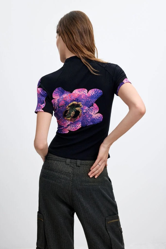 Desigual PURPLE ORCHID T-shirt by Christian Lacroix Fall 2026