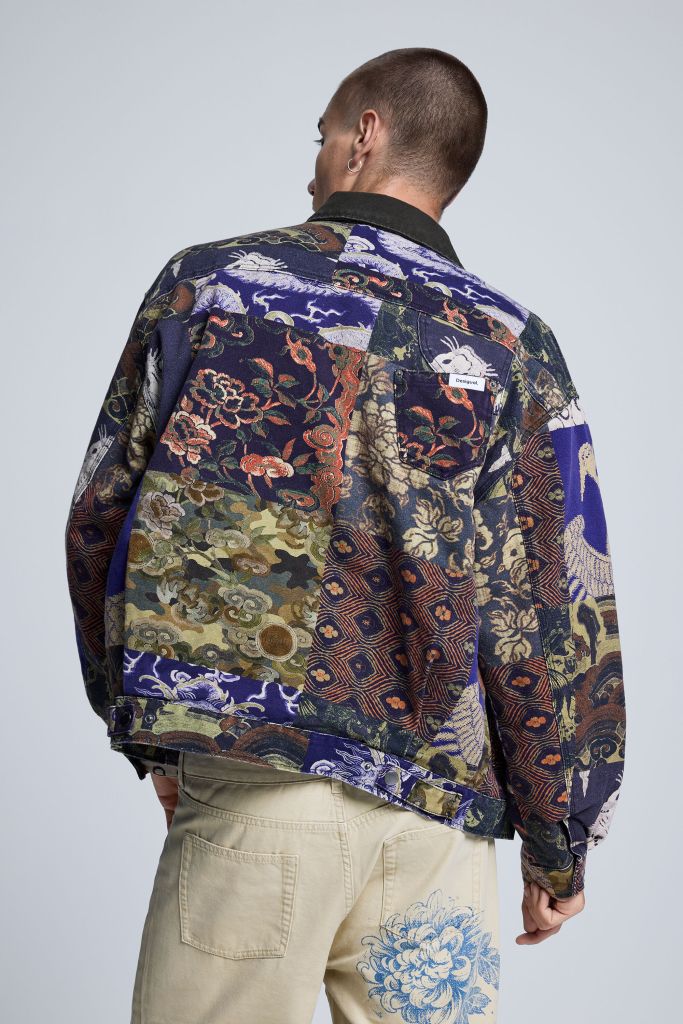 Desigual ASIAN PRINT zip-uo jacket Fall 2026