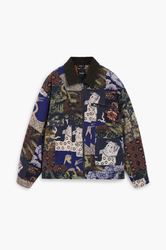 Desigual ASIAN PRINT zip-uo jacket Fall 2026