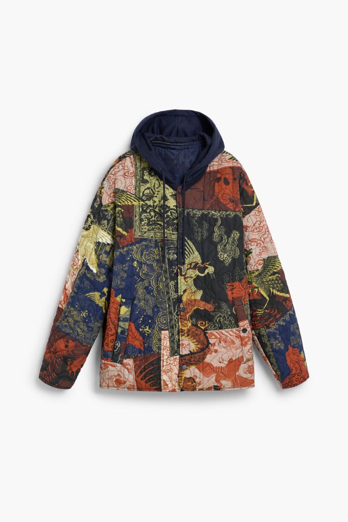 Desigual reversible hoodie jacket Fall 2026
